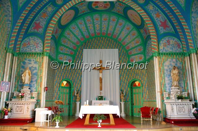 canada nouveau brunswick 02.JPG - Intérieur de l'église Sainte-Cécile, Petite Rivière de l'île, Nouveau-Brunswick, Canada